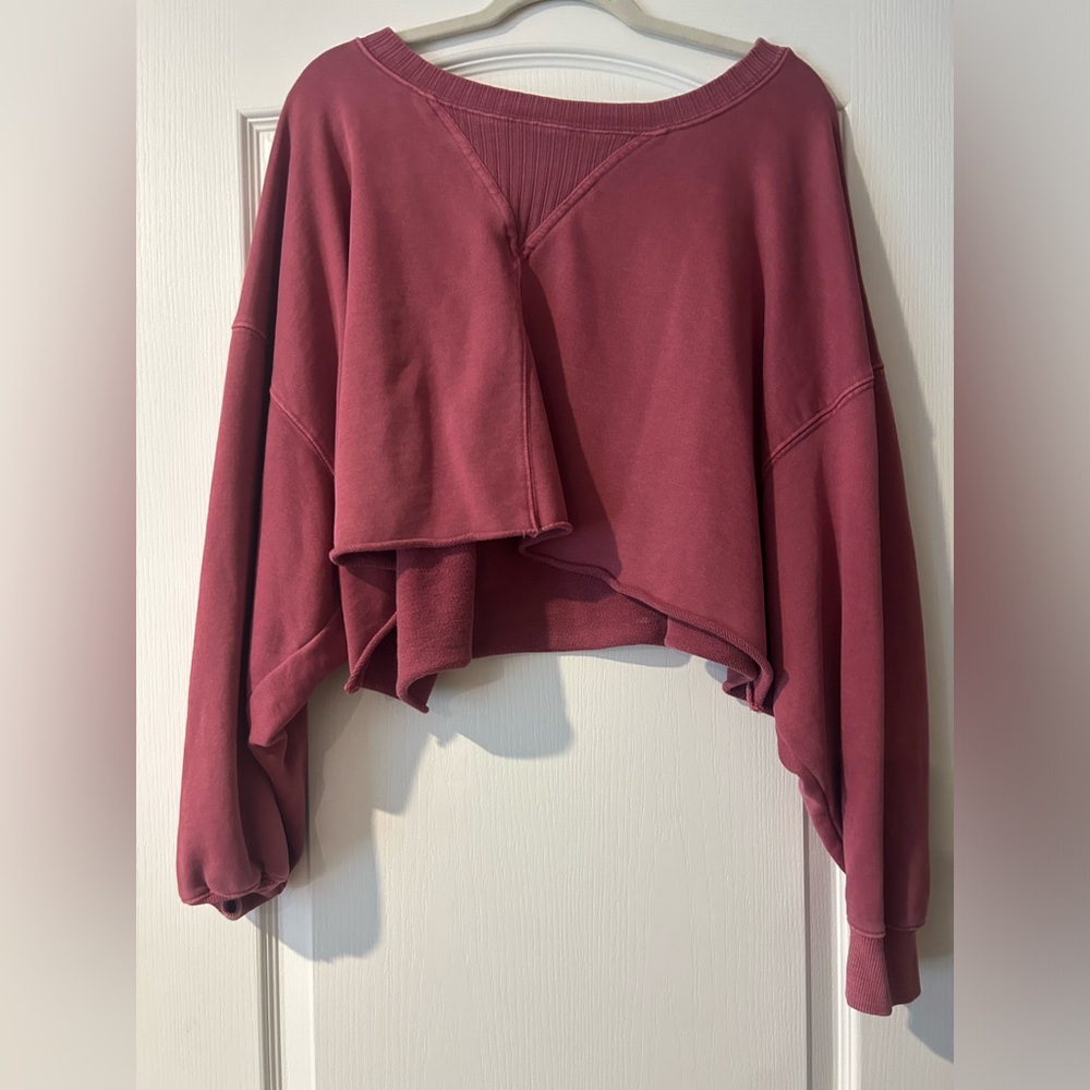 Peach Love California Maroon Top